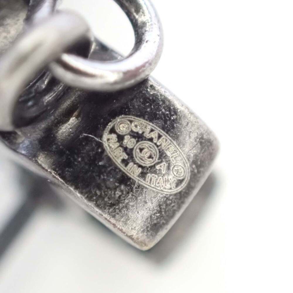 CHANEL Blue Logo Earrings - Picture 4 of 4